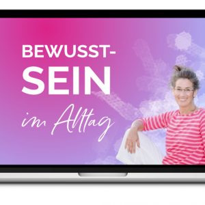Laptop mit Claudia Drescher online-Angebot Bewusstsein im Alltag